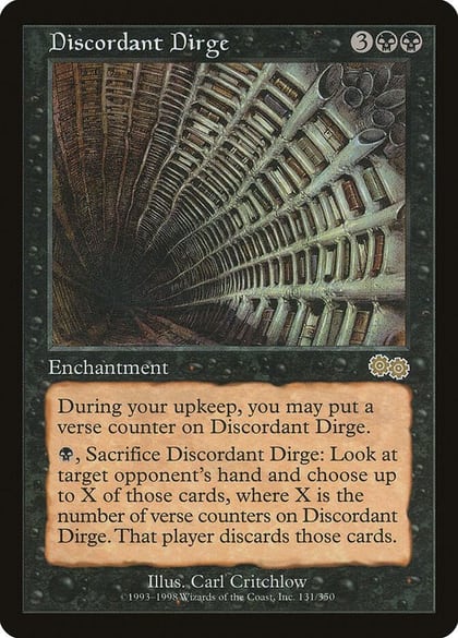 Discordant Dirge, Urza's Saga 131