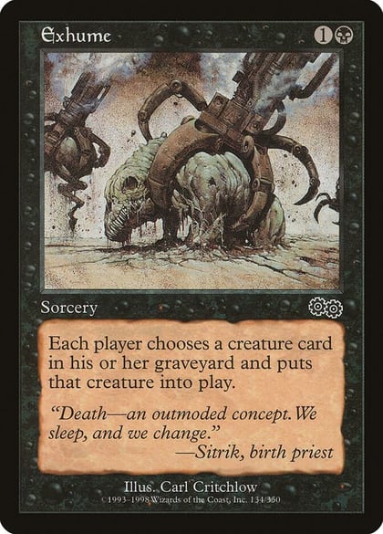 Exhume, Urza's Saga 134