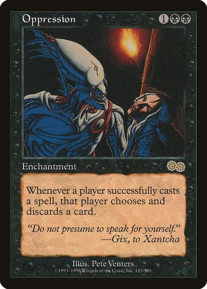 Oppression, Urza's Saga 143