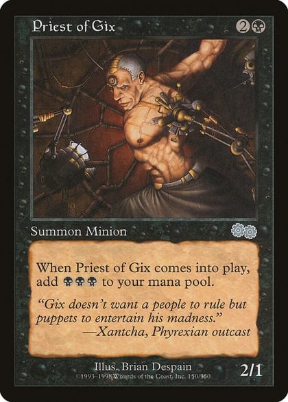 Priest of Gix, Urza's Saga 150