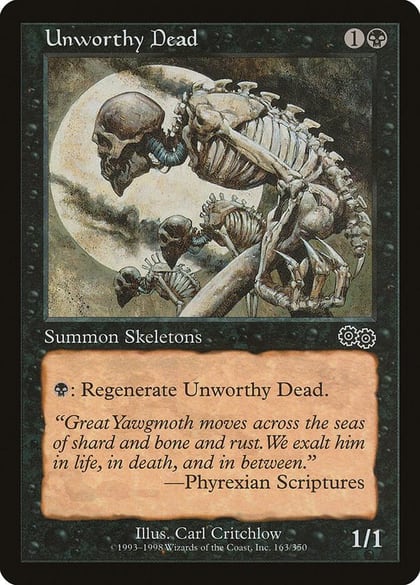 Unworthy Dead, Urza's Saga 163