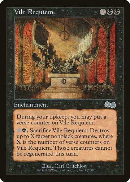 Vile Requiem, Urza's Saga 167