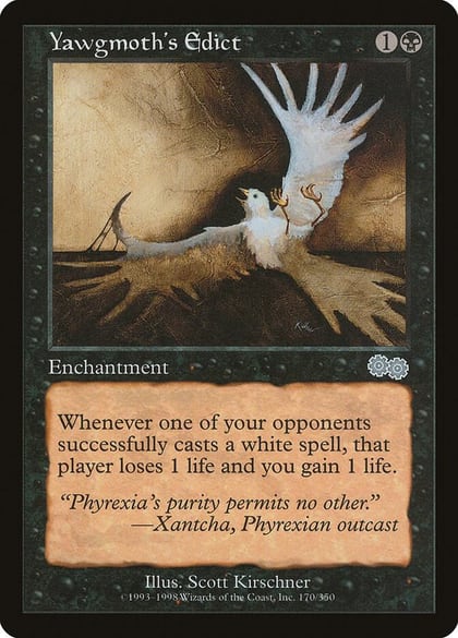 Yawgmoth's Edict, Urza's Saga 170