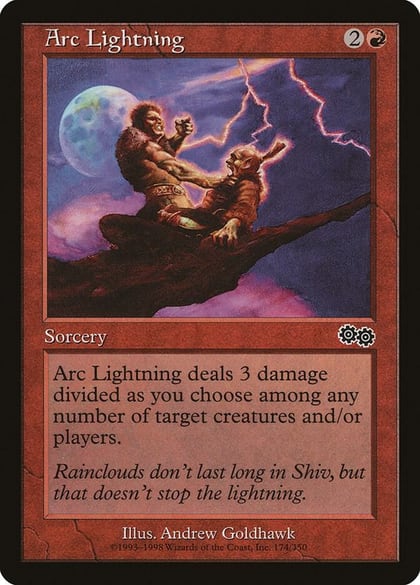 Arc Lightning, Urza's Saga 174
