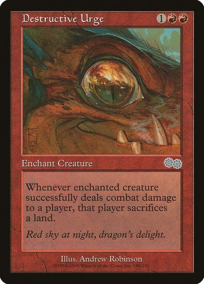 Destructive Urge, Urza's Saga 180