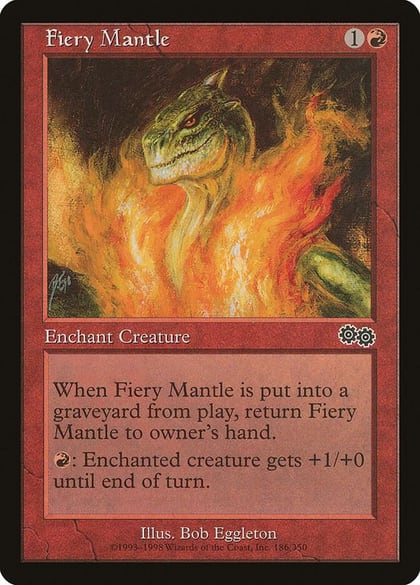 Fiery Mantle, Urza's Saga 186
