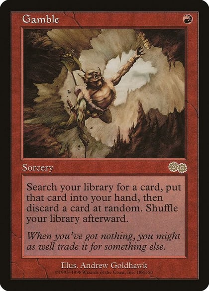 Gamble, Urza's Saga 188