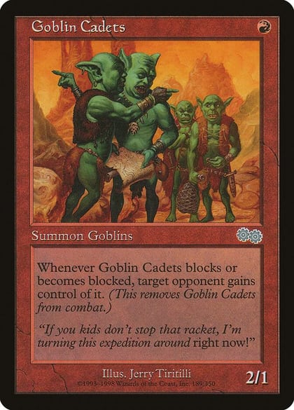 Goblin Cadets, Urza's Saga 189