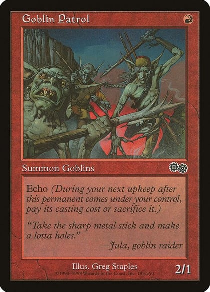 Goblin Patrol, Urza's Saga 193