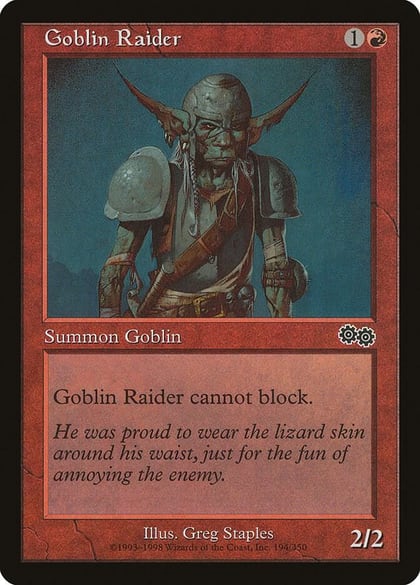 Goblin Raider, Urza's Saga 194