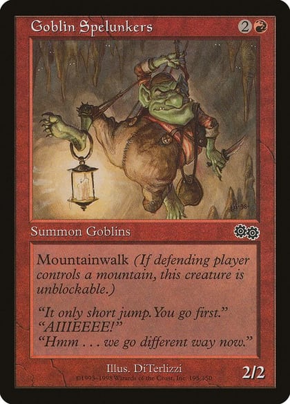 Goblin Spelunkers, Urza's Saga 195