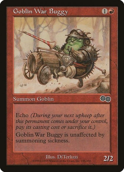 Goblin War Buggy, Urza's Saga 196
