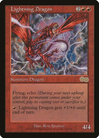 Lightning Dragon, Urza's Saga 202