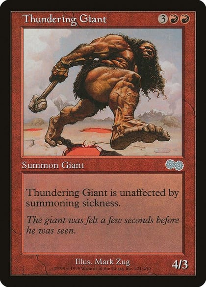 Thundering Giant, Urza's Saga 221