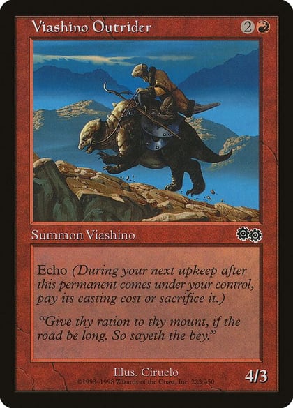 Viashino Outrider, Urza's Saga 223