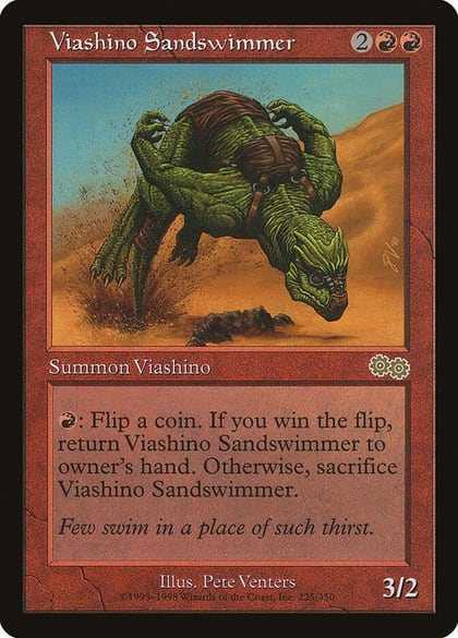 Viashino Sandswimmer, Urza's Saga 225