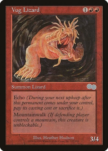 Vug Lizard, Urza's Saga 227