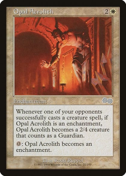 Opal Acrolith, Urza's Saga 22