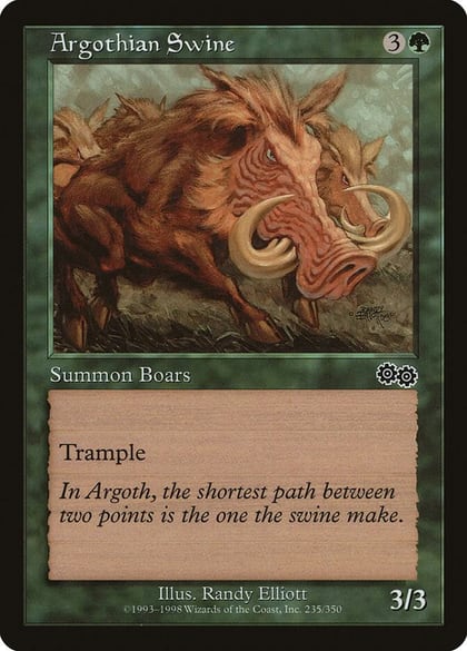 Argothian Swine, Urza's Saga 235