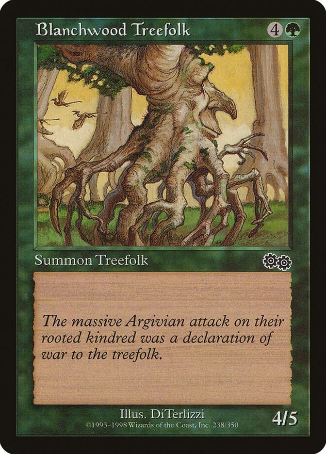 Blanchwood Treefolk, Urza's Saga 238