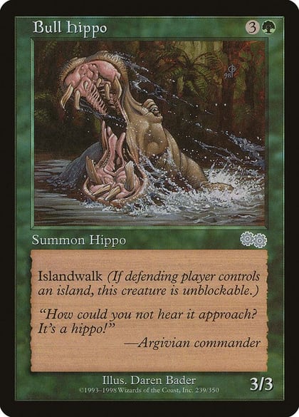 Bull Hippo, Urza's Saga 239