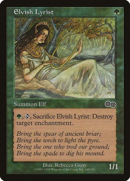 Elvish Lyrist, Urza's Saga 248
