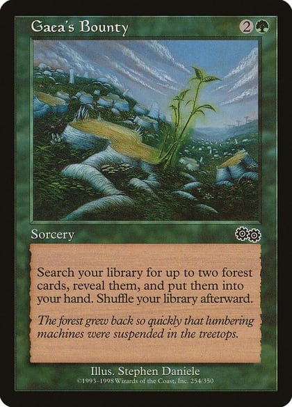 Gaea's Bounty, Urza's Saga 254