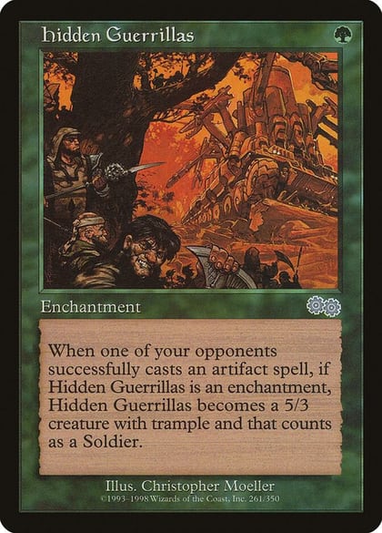 Hidden Guerrillas, Urza's Saga 261