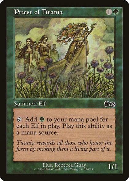 Priest of Titania, Urza's Saga 270