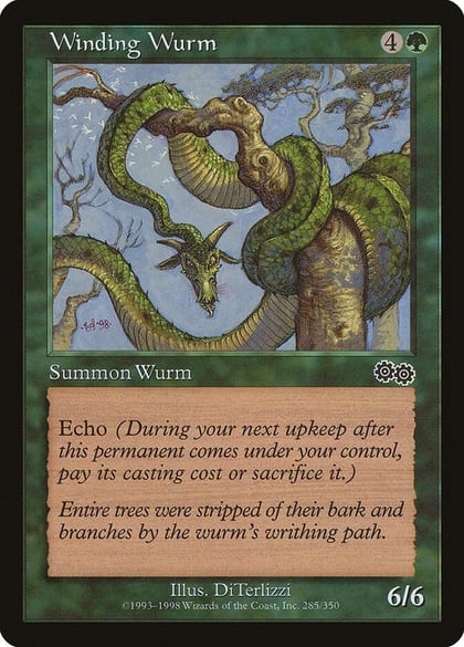 Winding Wurm, Urza's Saga 285