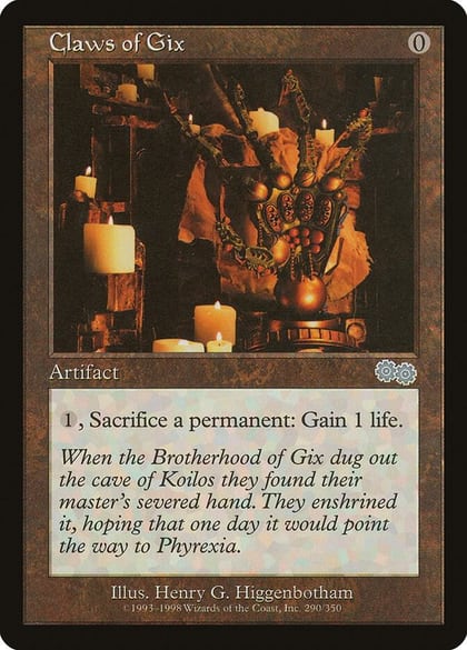 Claws of Gix, Urza's Saga 290