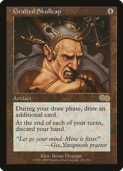 Grafted Skullcap, Urza's Saga 296