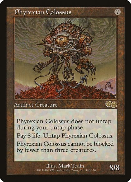 Phyrexian Colossus, Urza's Saga 305