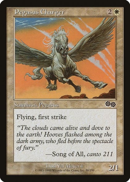 Pegasus Charger, Urza's Saga 30