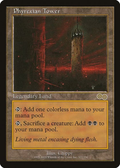 Phyrexian Tower, Urza's Saga 322