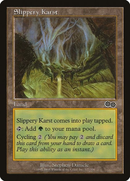 Slippery Karst, Urza's Saga 327