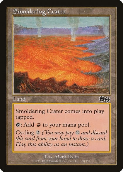 Smoldering Crater, Urza's Saga 328