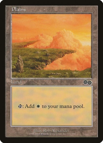 Plains (331), Urza's Saga 331