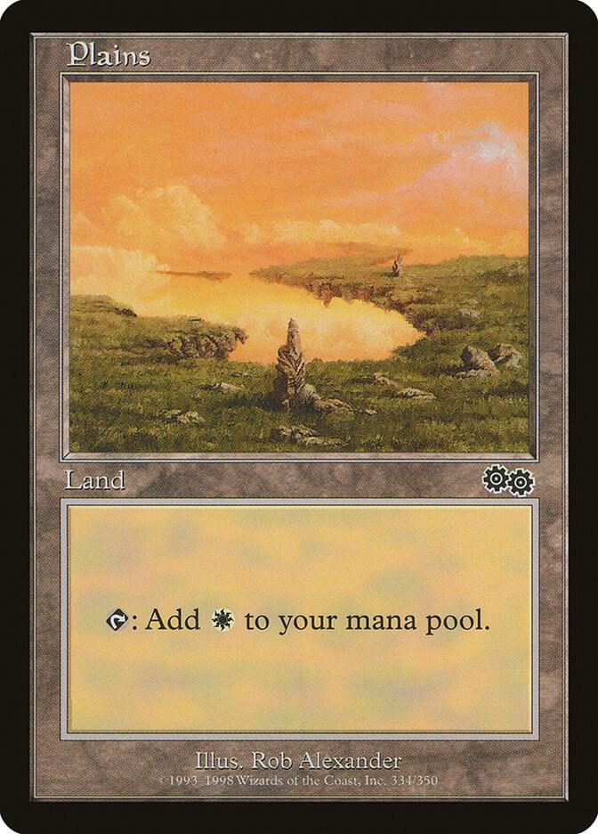 Plains (334), Urza's Saga 334