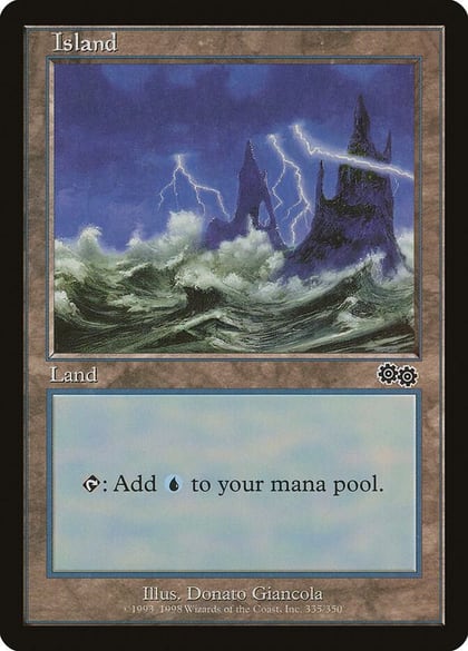 Island (335), Urza's Saga 335