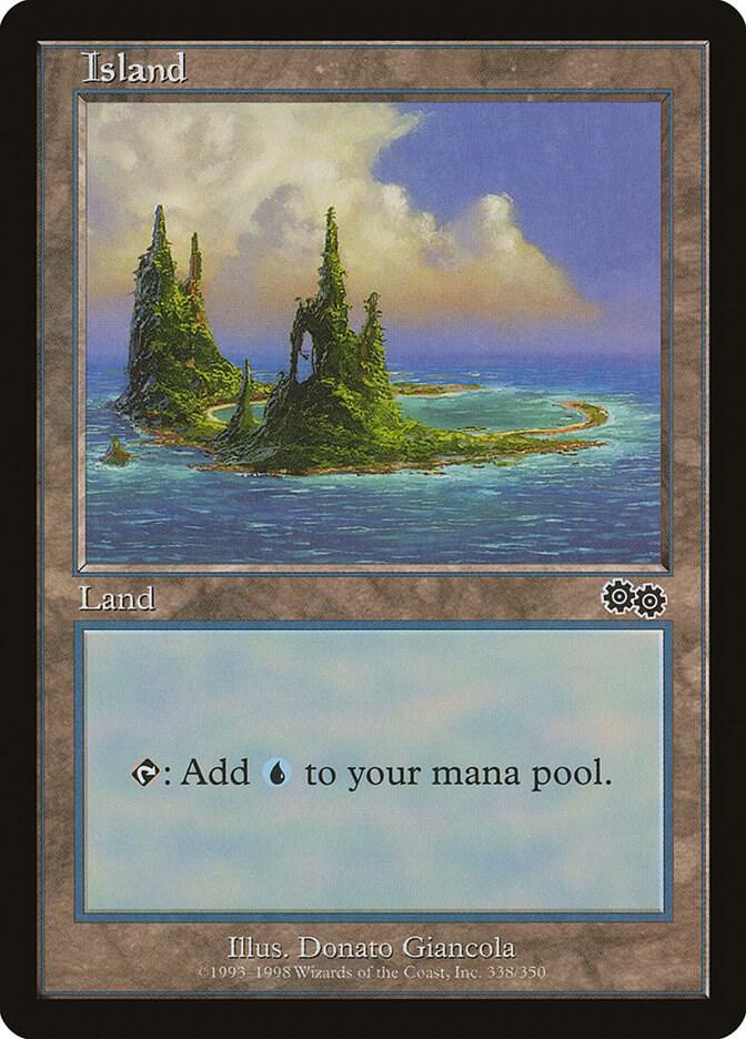 Island (338), Urza's Saga 338