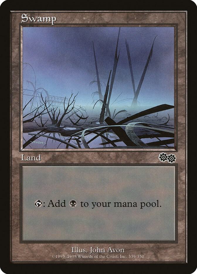 Swamp (339), Urza's Saga 339