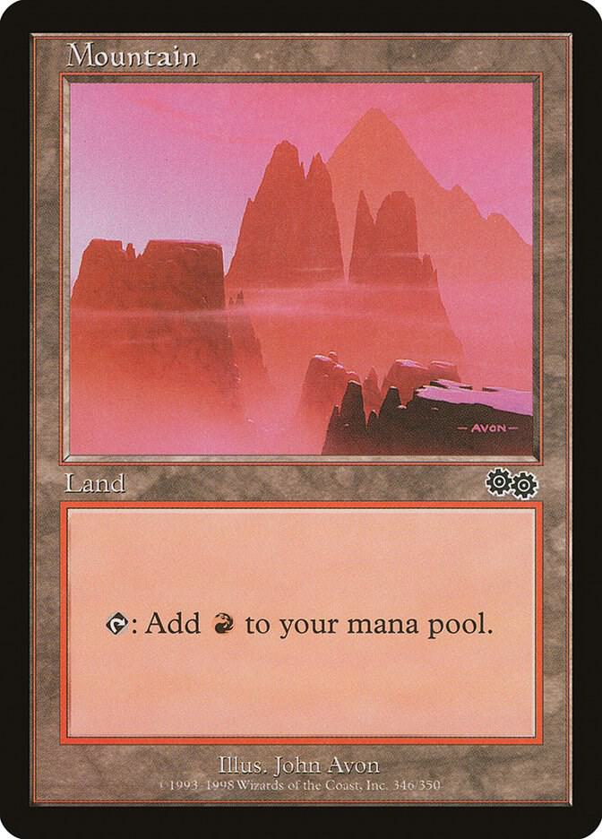 Mountain (346), Urza's Saga 346