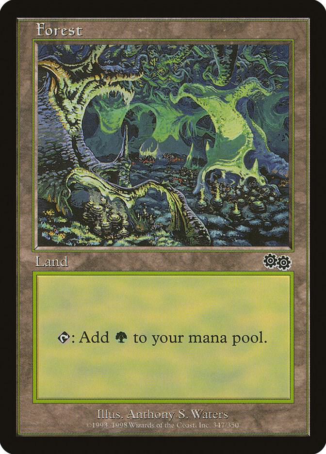 Forest (347), Urza's Saga 347