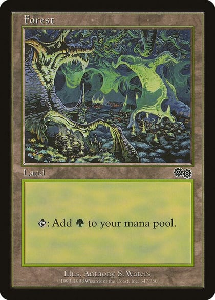 Forest (347), Urza's Saga 347