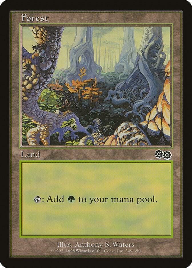 Forest (349), Urza's Saga 349
