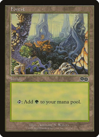 Forest (349), Urza's Saga 349