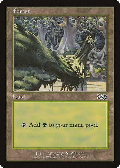 Forest (350), Urza's Saga 350