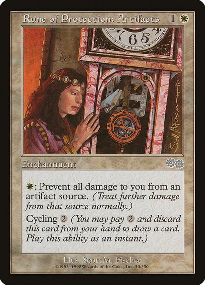 Rune of Protection: Artifacts, Urza's Saga 35