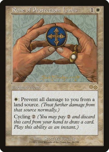 Rune of Protection: Lands, Urza's Saga 39